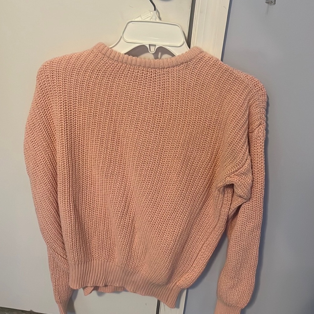 Pink American Apparel knitted sweater